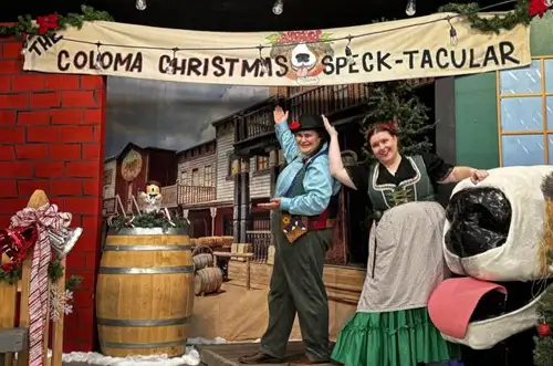 The Olde Coloma Theatre community theater known for entertaining Gold Rush-themed melodramas